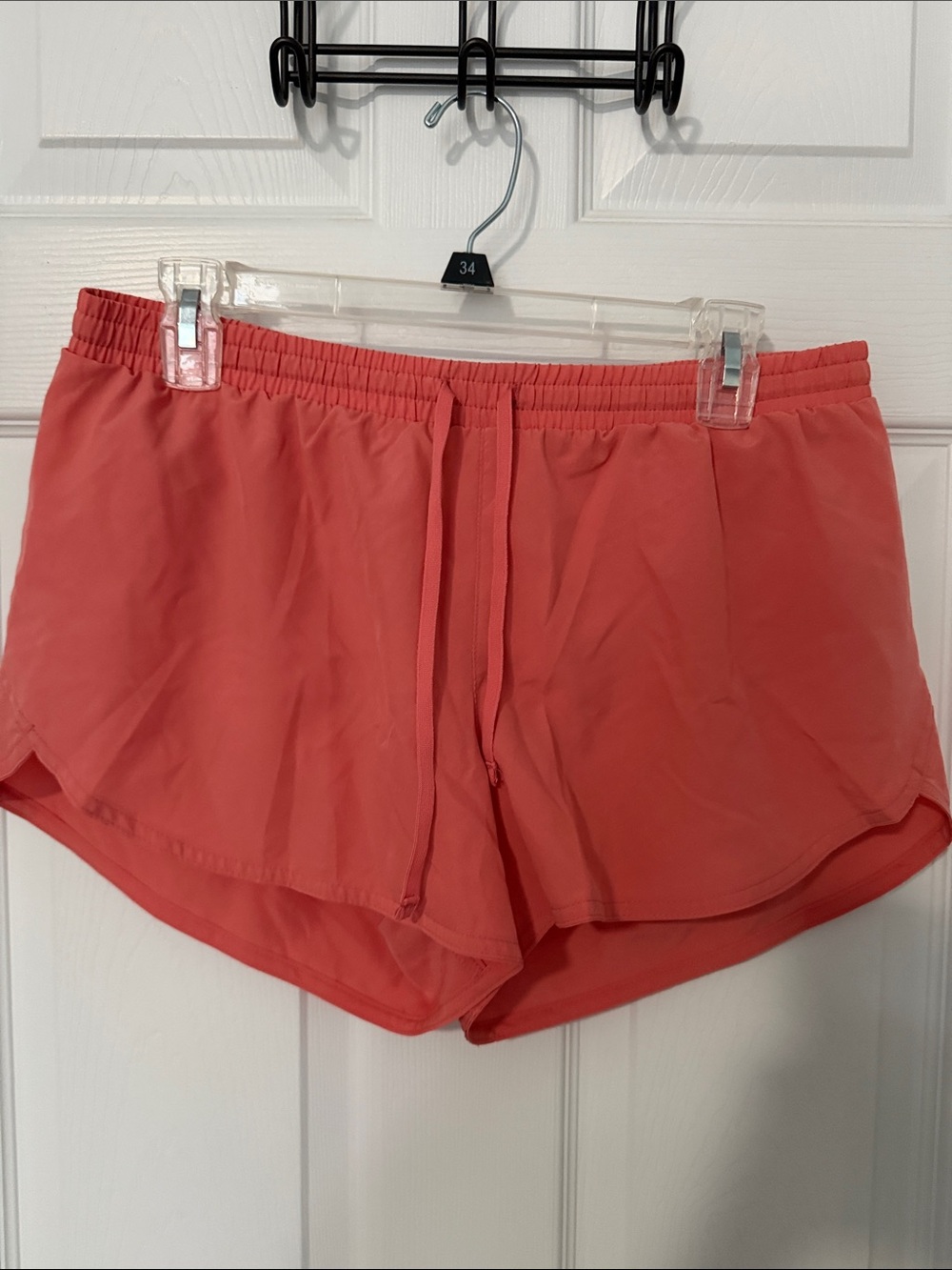 Old Navy Active Women's Coral Drawstring Shorts with Go-Dry Liner